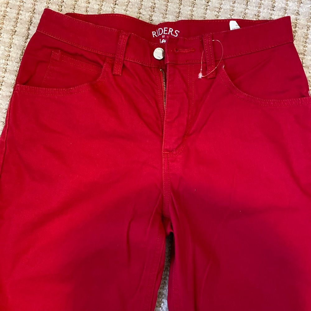 Lee Cherry Red Jeans
